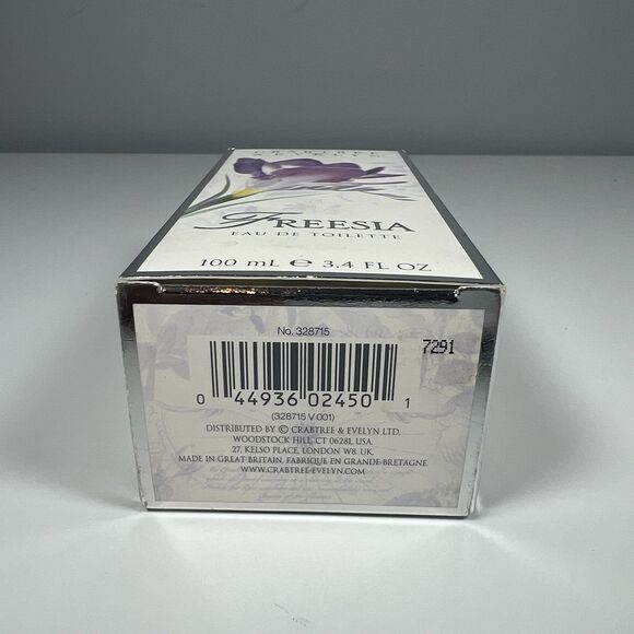 Crabtree & Evelyn Freesia Eau De Toilette 3.4 OZ NIB Discontinued Rare - Picture 8 of 9